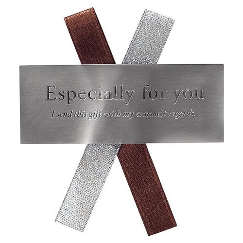 ダブルリボンシール/銀−2 30枚×3