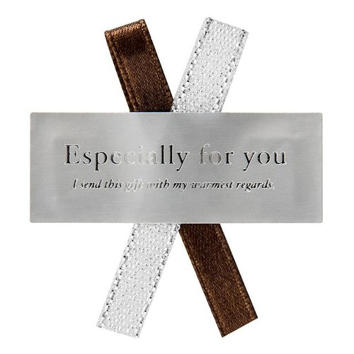 ダブルリボンシール/銀−4 30枚×3