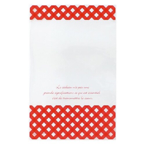 チェックOPPギフトバッグ−3 50枚×5