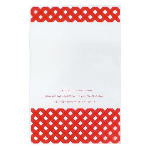 チェックOPPギフトバッグ−4 50枚×10