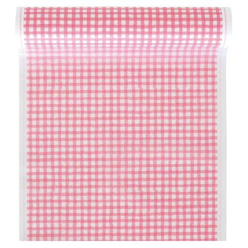 チェックショートPEロール−ピンク 1巻×2