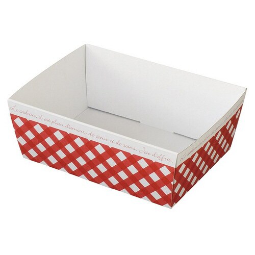 チェックペーパーギフトトレイ−2 10枚×3