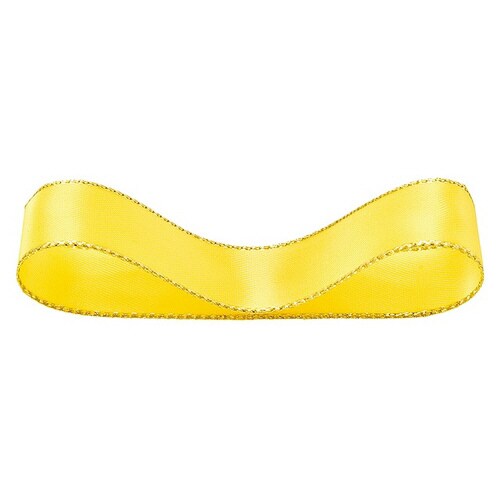 トゥインクルサテンリボンイエロー19mm 1巻×5