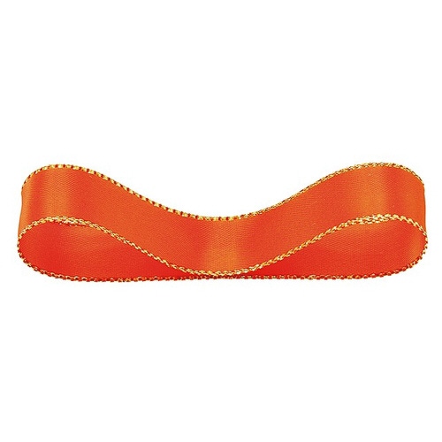 トゥインクルサテンリボンオレンジ19mm 1巻×5