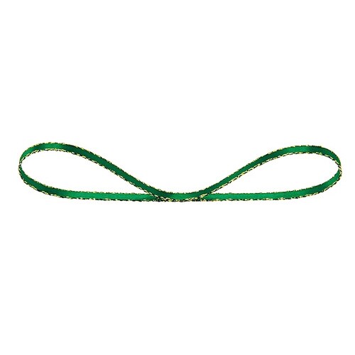 トゥインクルサテンリボングリーン3mm 1巻×5