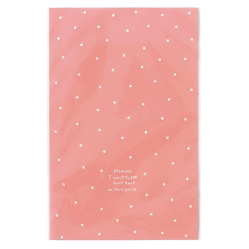 ドットOPPギフトバッグ−ピンク 50枚×5