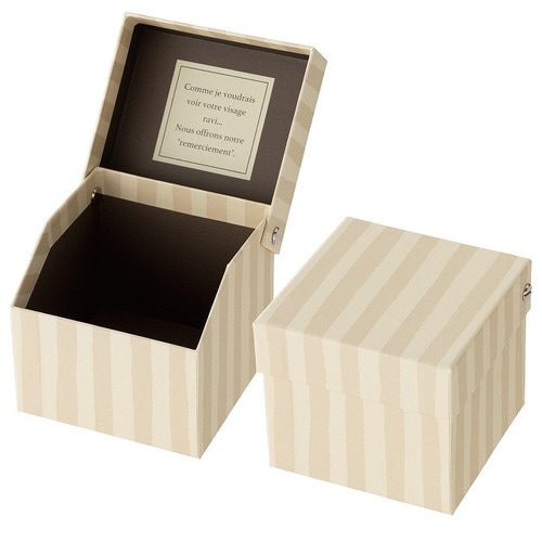 ナチュラルストライプオープンボックス−S 6個×2