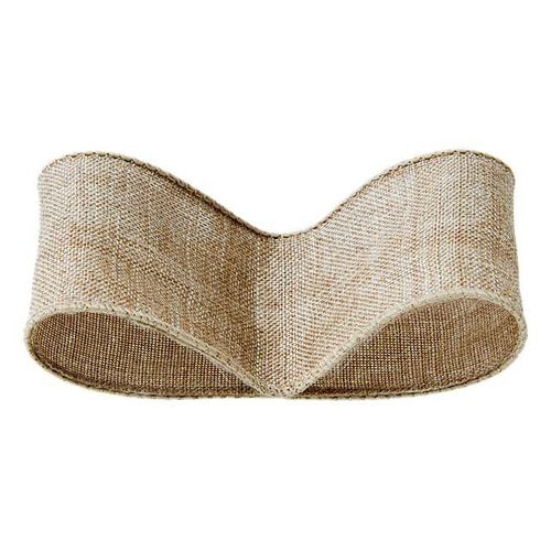 ナチュラルワイヤーリボンベージュ−5 1巻×3