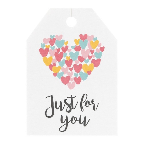 パステルハートタッグ−1 50枚×5