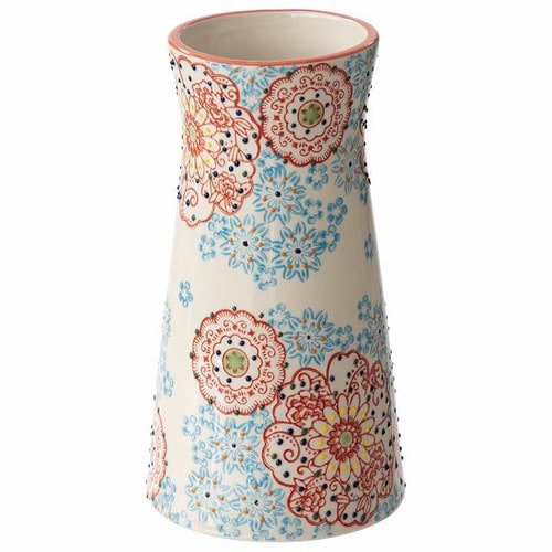 ハンドメイドプリントフラワーベース−4 2個