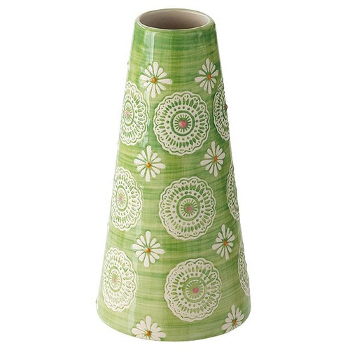 ハンドメイドプリントフラワーベース−5 2個×2