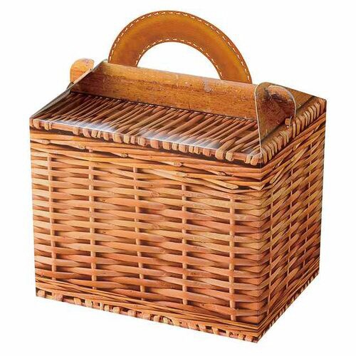 フォトプリントハンドル付ギフトボックス/カゴ−S