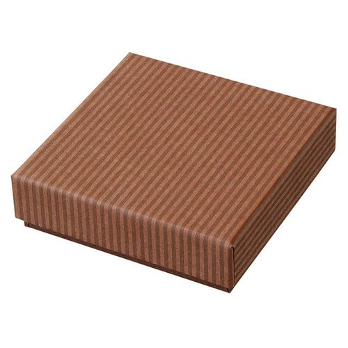 ブラウンストライプショコラBOX−1 10個