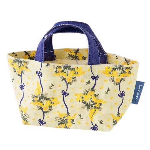 フラワークロストートバッグ/ミモザ−XS 6枚