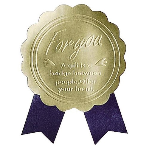 ブル−チェックフラットシ−ル−1 100枚×5