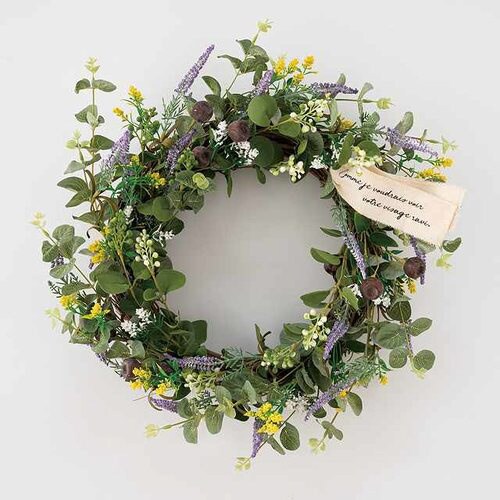 フルリールアレンジメント/ナチュラルリース−21個