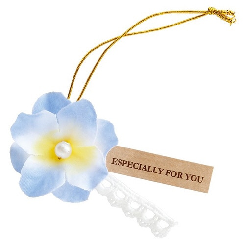 フルリールパーツ付ゴムタッグ−2/ブルー10個×3