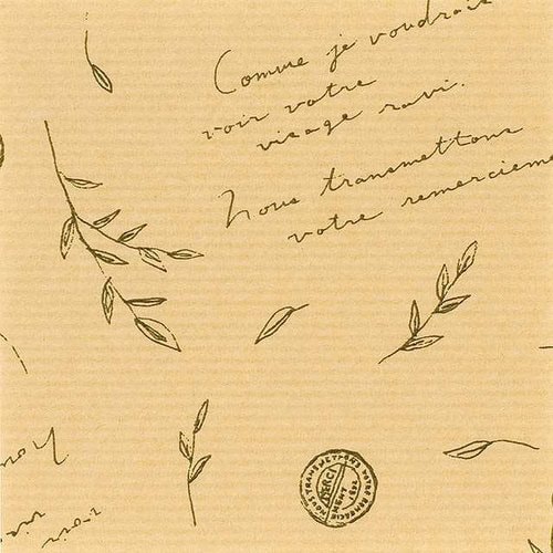 プロバンス筋ハト包装紙−1 50枚×2