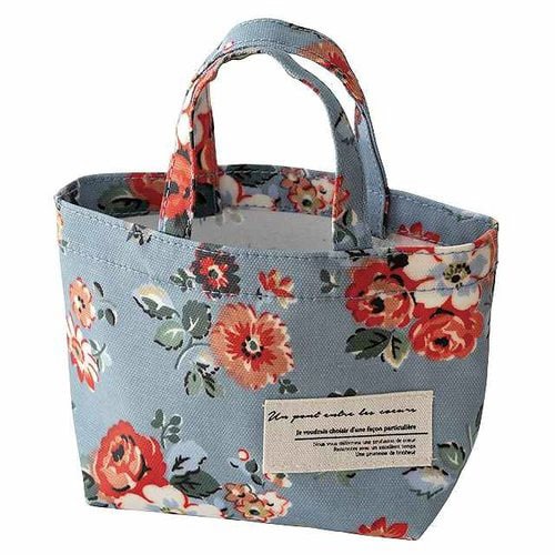 ボンフルールトートバッグ−XS/ブルー 6枚×2