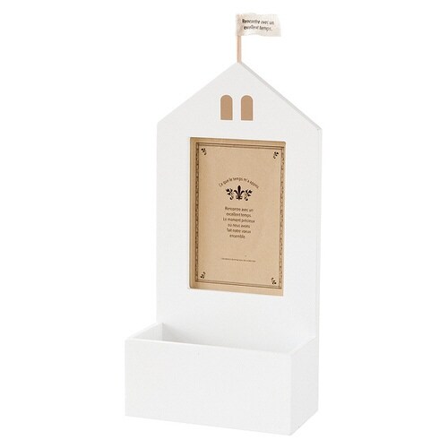 マルチウッドフレームお家型−3/ホワイト 2個