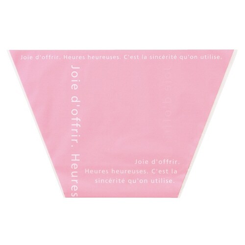 ミルキーポップOPPポットカバー/ピンク−5×2