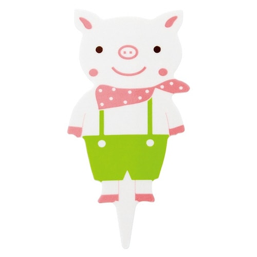 メルヘンこぶたケーキピック 100枚×3