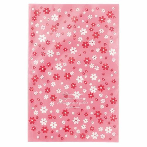 ラブリーフラワーOPPギフトバッグ−3 50枚×3