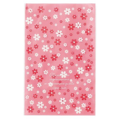 ラブリーフラワーOPPギフトバッグ−4 50枚×5