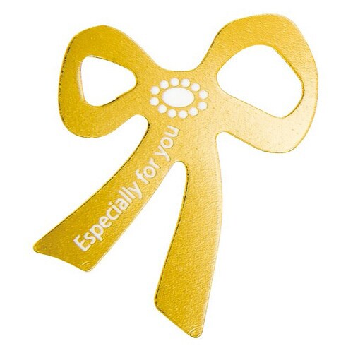 リボンケーキピック/ゴールド−1 100枚×3