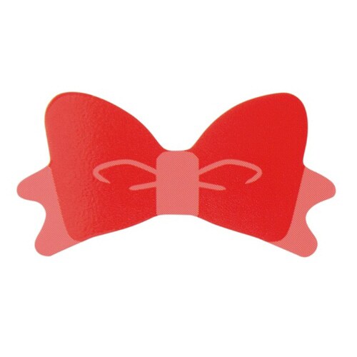 リボンケーキピック/レッド−2 100枚×3