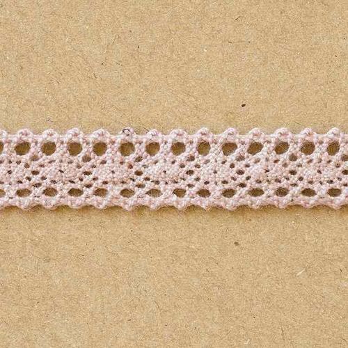 レースコットンリボン−10/ベージュピンク1巻×2