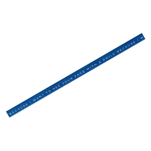 レターワイヤータイ/ブルー 100本×5