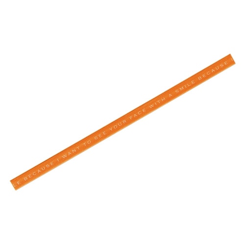 レターワイヤータイ/オレンジ 100本×5