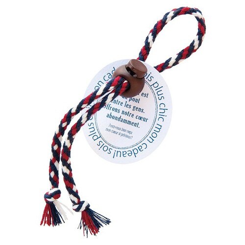 ワンタッチ組ひもタイ−1/トリコロール 6個×5