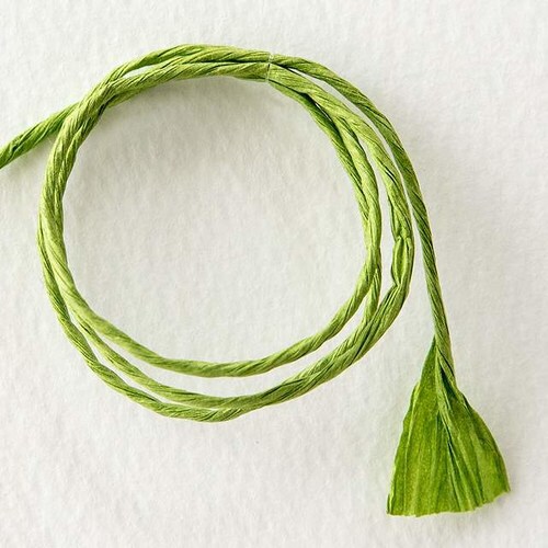 紙ヒモ/黄緑 1巻×10