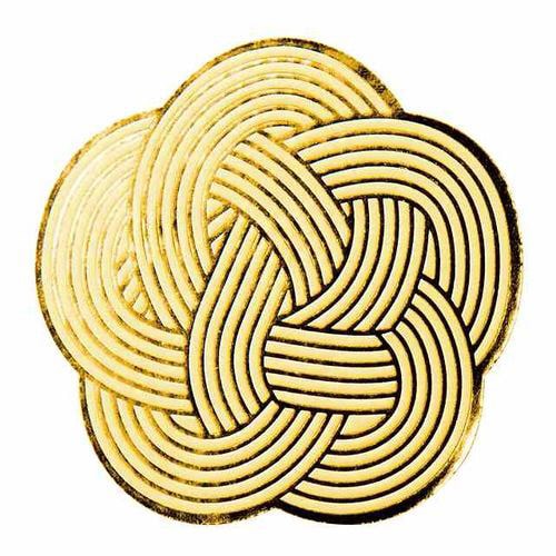 水引梅結びデザインロールシール−1 500枚×2