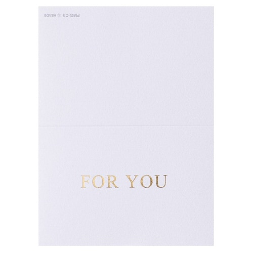 二つ折メッセージギフトカード−3/FORYOU×3