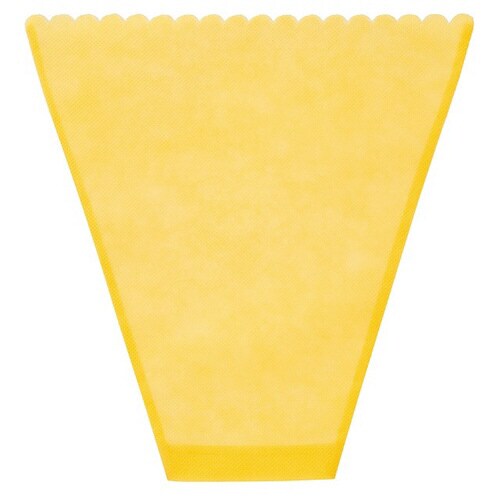 不織布ハンドブーケバッグS−イエロー 10枚×3