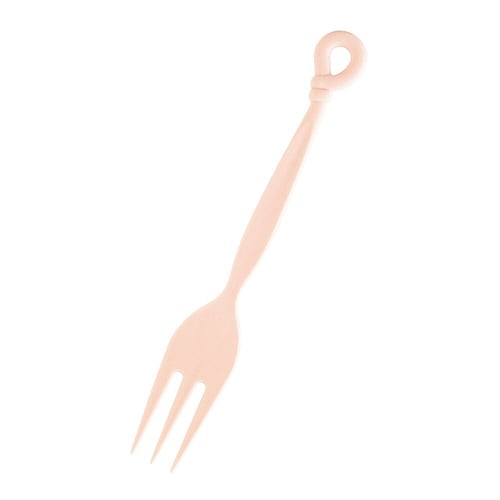無地ツイストフォーク−1/ピンク 50本×5