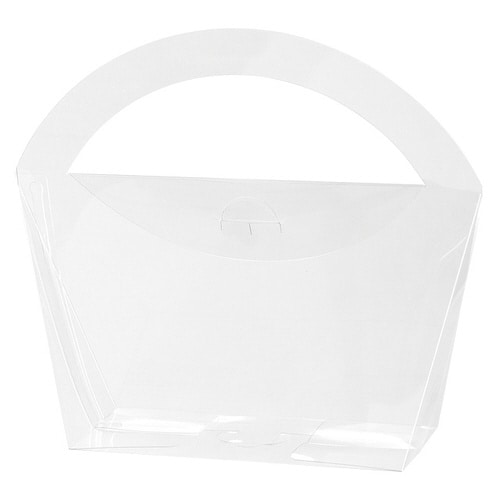 無地ハンドルPETクリアBOX−2 10枚×2