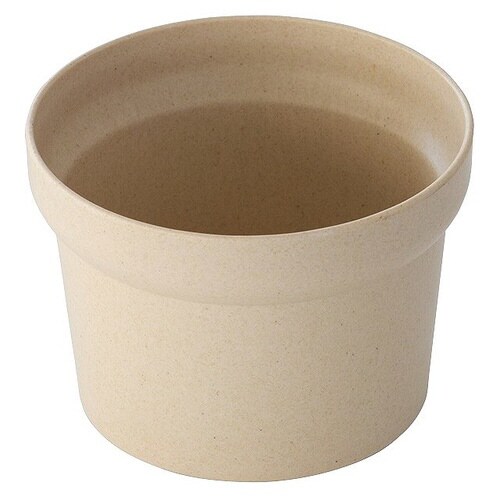 無地バンブーポット−S/ベージュ 10個×3