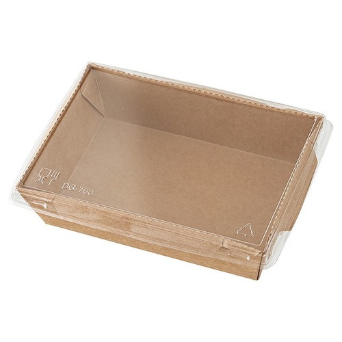 無地フタ付デリボックス/クラフト−5 50枚×2