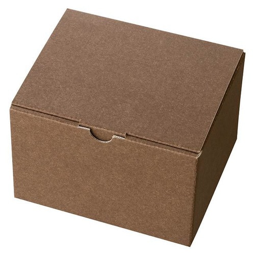 無地ブラウンギフトボックス−4 10枚×3