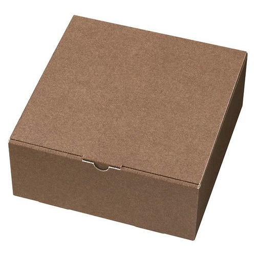 無地ブラウンギフトボックス−7 10枚×2