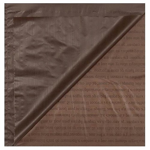 PEスクエアバッグ/ブラウン−M 50枚×3