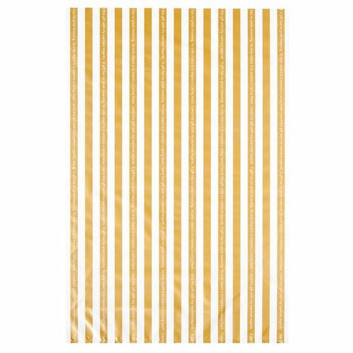 ゴールドストライプギフトバッグ−L 20枚×2