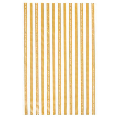 ゴールドストライプギフトバッグ−M 30枚×2