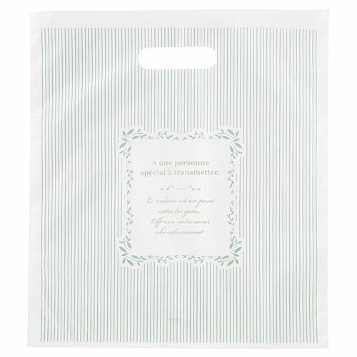 ミントストライプPEバッグ−4 100枚×2