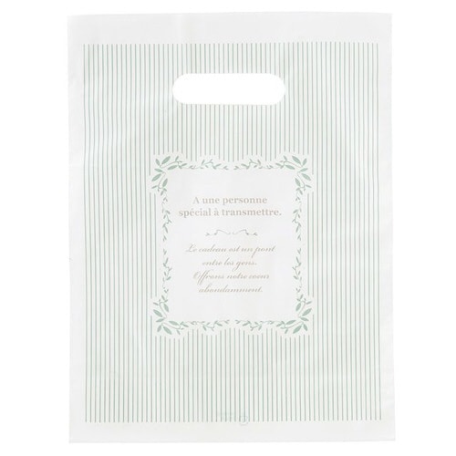 ミントストライプPEバッグ−5 100枚×2