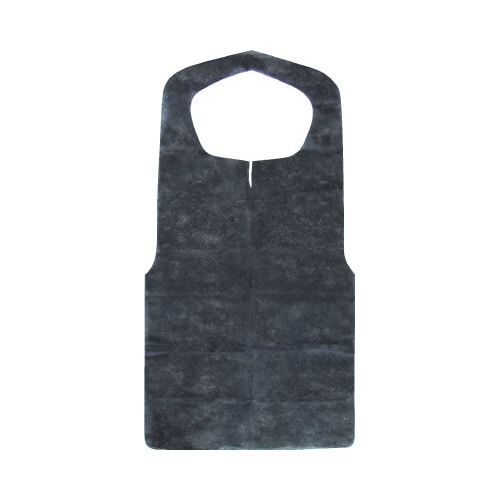 不織布エプロン 黒 30枚入×30